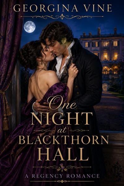 Cover of One Night at Blackthorn Hall by Georgina Vine